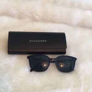 Navy Blue Burberry Sunglasses
